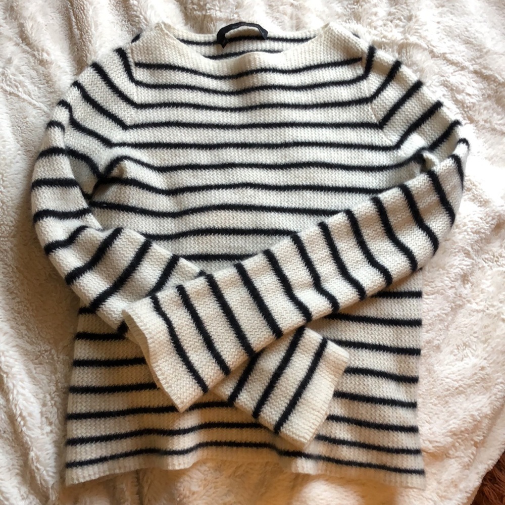 Striped 360 Cashmere Women's Sweater